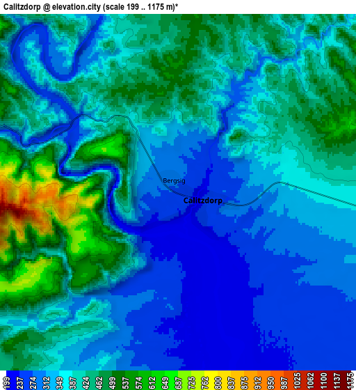 Zoom OUT 2x Calitzdorp, South Africa elevation map