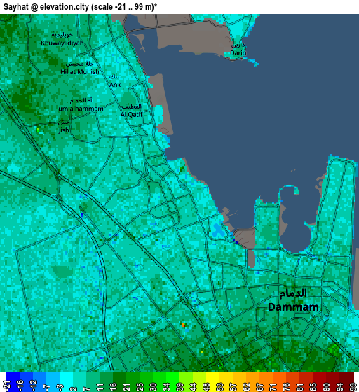 Zoom OUT 2x Sayhāt, Saudi Arabia elevation map