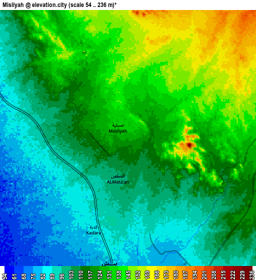 Zoom OUT 2x Mislīyah, Saudi Arabia elevation map