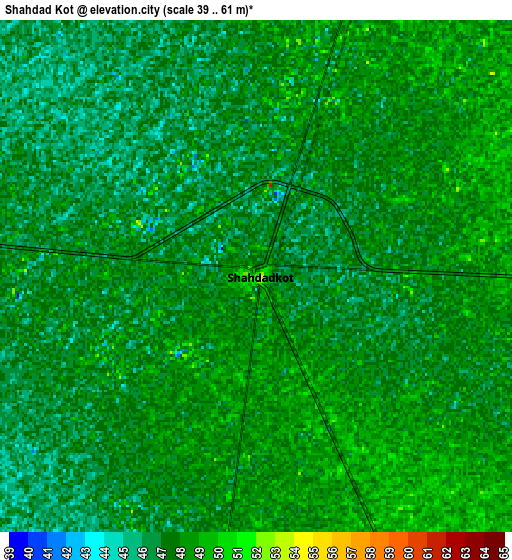 Zoom OUT 2x Shahdad Kot, Pakistan elevation map