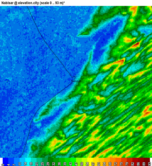 Zoom OUT 2x Nabisar, Pakistan elevation map