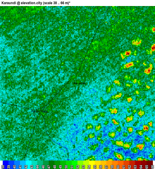 Zoom OUT 2x Karaundi, Pakistan elevation map