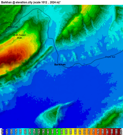 Zoom OUT 2x Barkhan, Pakistan elevation map