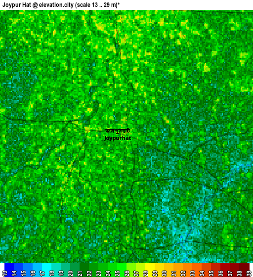 Zoom OUT 2x Joypur Hāt, Bangladesh elevation map