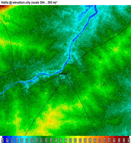 Zoom OUT 2x Hatta, India elevation map