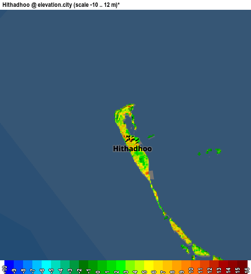 Zoom OUT 2x Hithadhoo, Maldives elevation map