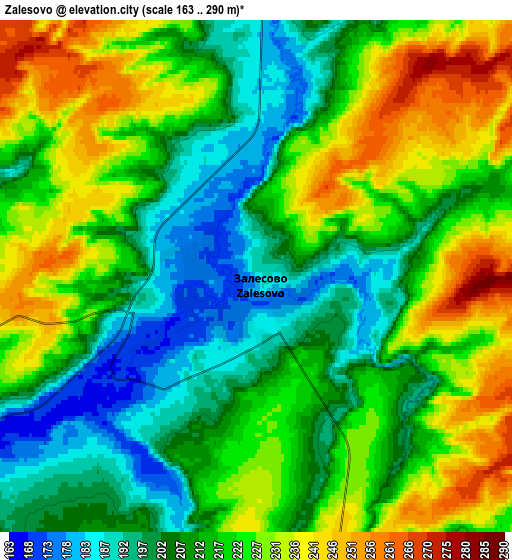 Zoom OUT 2x Zalesovo, Russia elevation map