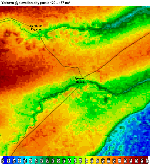 Zoom OUT 2x Yarkovo, Russia elevation map