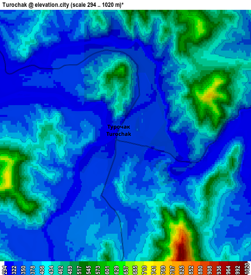 Zoom OUT 2x Turochak, Russia elevation map