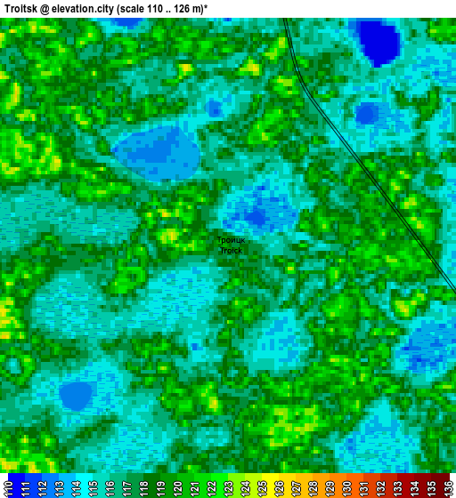 Zoom OUT 2x Troitsk, Russia elevation map