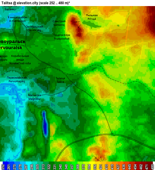 Zoom OUT 2x Talitsa, Russia elevation map