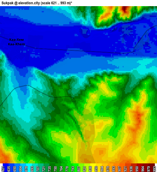 Zoom OUT 2x Sukpak, Russia elevation map