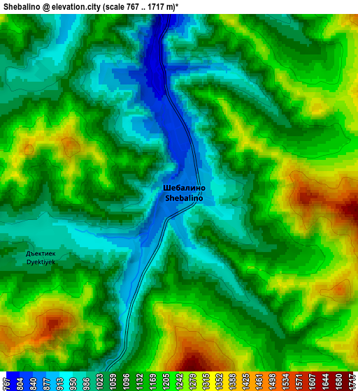 Zoom OUT 2x Shebalino, Russia elevation map