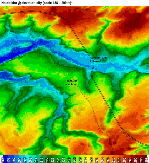 Zoom OUT 2x Nalobikha, Russia elevation map