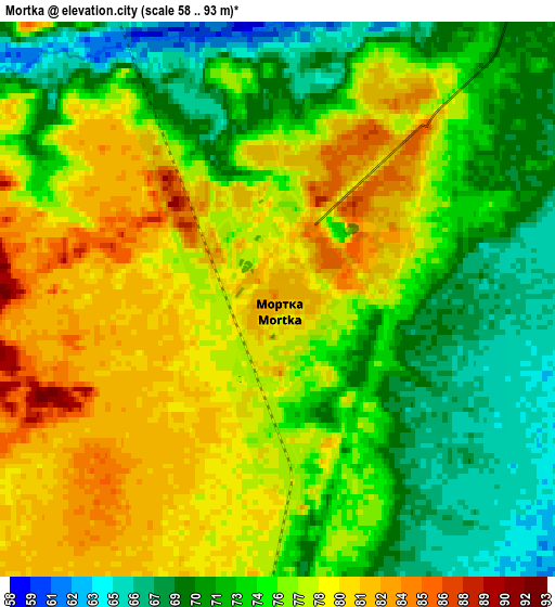 Zoom OUT 2x Mortka, Russia elevation map