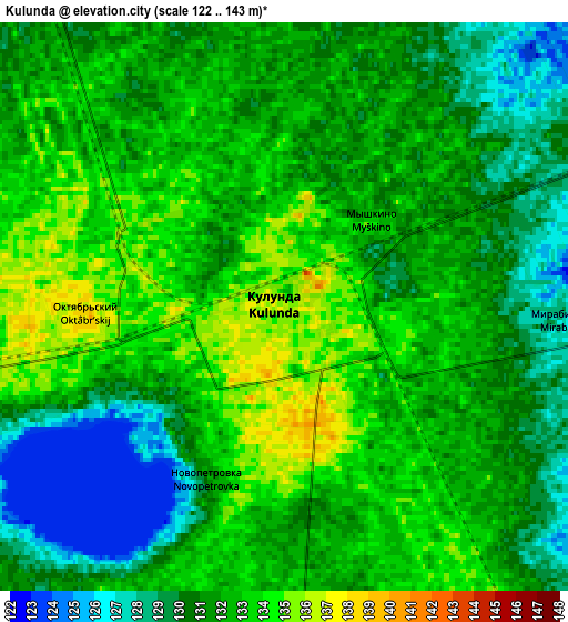 Zoom OUT 2x Kulunda, Russia elevation map