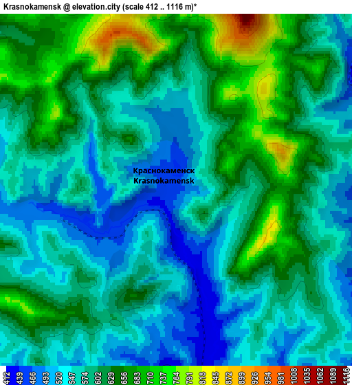 Zoom OUT 2x Krasnokamensk, Russia elevation map