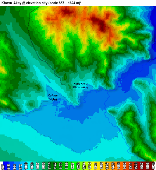 Zoom OUT 2x Khovu-Aksy, Russia elevation map