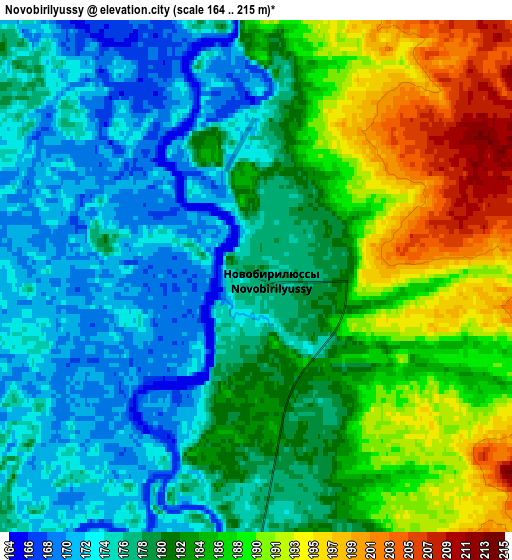 Zoom OUT 2x Novobirilyussy, Russia elevation map