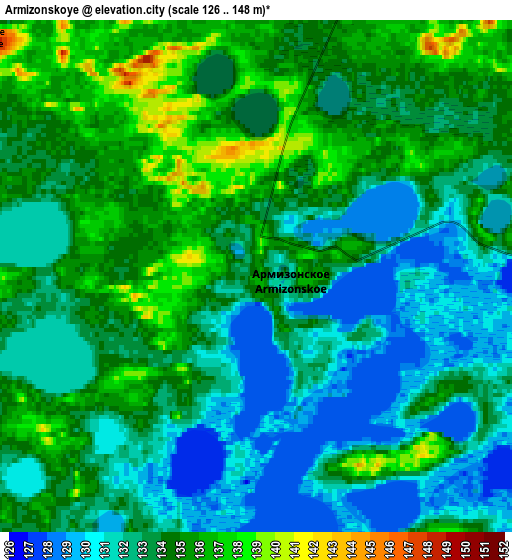 Zoom OUT 2x Armizonskoye, Russia elevation map