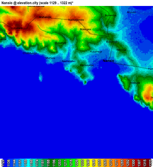 Zoom OUT 2x Nansio, Tanzania elevation map