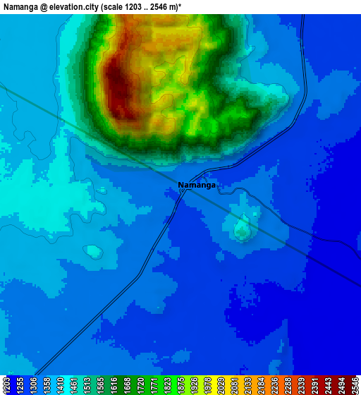 Zoom OUT 2x Namanga, Tanzania elevation map