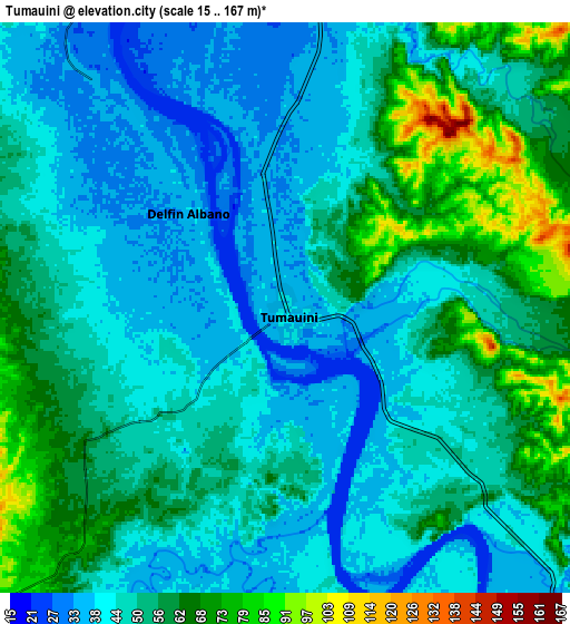 Zoom OUT 2x Tumauini, Philippines elevation map