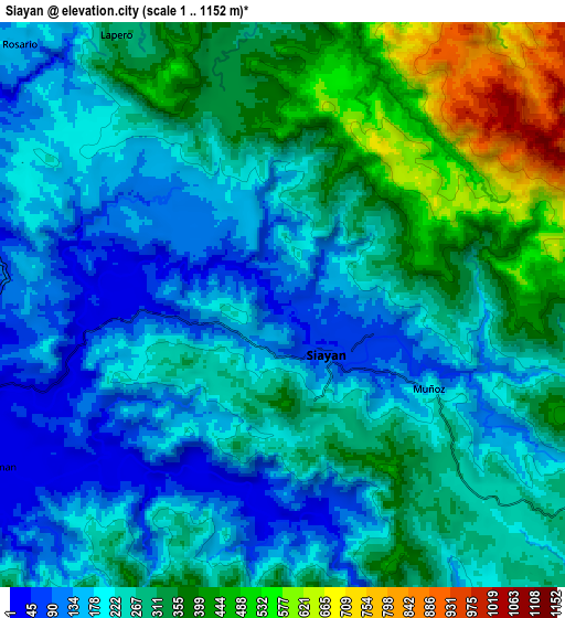 Zoom OUT 2x Siayan, Philippines elevation map