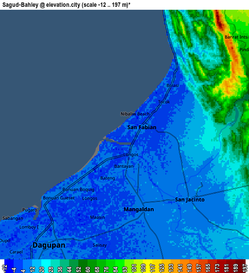 Zoom OUT 2x Sagud-Bahley, Philippines elevation map