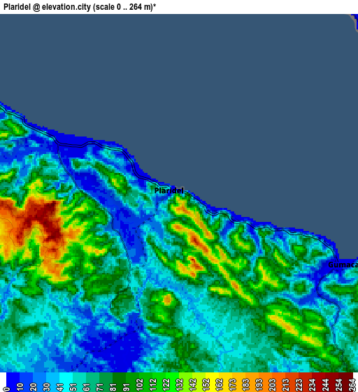 Zoom OUT 2x Plaridel, Philippines elevation map