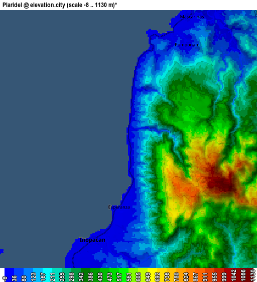 Zoom OUT 2x Plaridel, Philippines elevation map