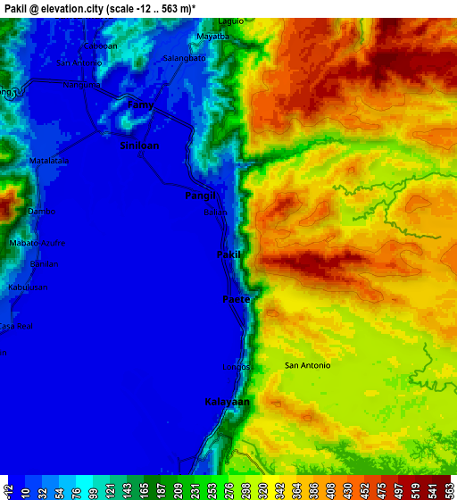 Zoom OUT 2x Pakil, Philippines elevation map