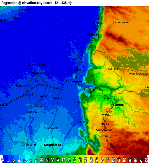 Zoom OUT 2x Pagsanjan, Philippines elevation map