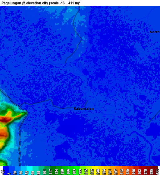 Zoom OUT 2x Pagaluñgan, Philippines elevation map