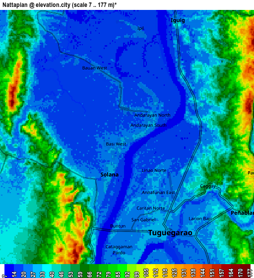 Zoom OUT 2x Nattapian, Philippines elevation map