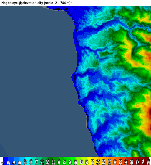 Zoom OUT 2x Nagbalaye, Philippines elevation map