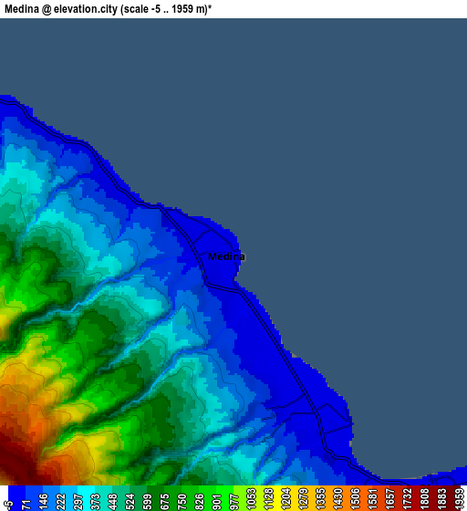 Zoom OUT 2x Medina, Philippines elevation map