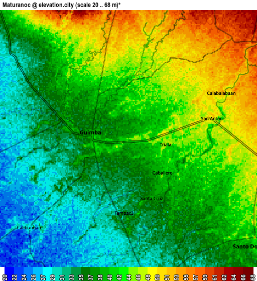 Zoom OUT 2x Maturanoc, Philippines elevation map