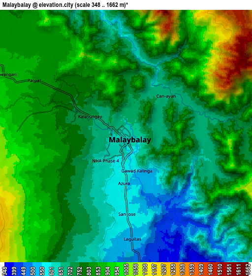 Zoom OUT 2x Malaybalay, Philippines elevation map