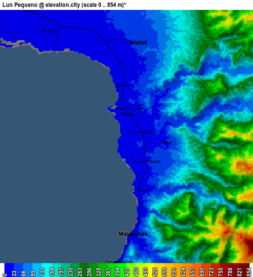 Zoom OUT 2x Lun Pequeño, Philippines elevation map