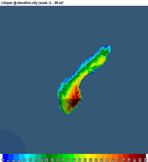 Zoom OUT 2x Litayan, Philippines elevation map