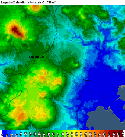 Zoom OUT 2x Legrada, Philippines elevation map