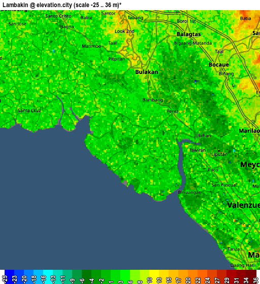 Zoom OUT 2x Lambakin, Philippines elevation map