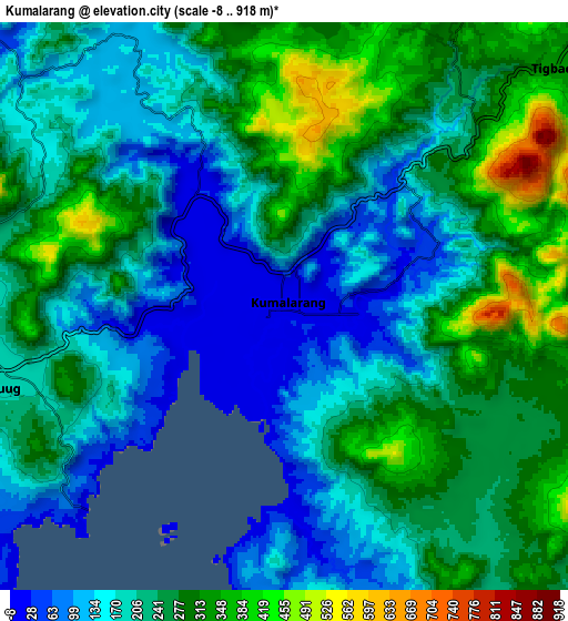 Zoom OUT 2x Kumalarang, Philippines elevation map