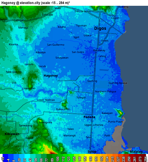 Zoom OUT 2x Hagonoy, Philippines elevation map