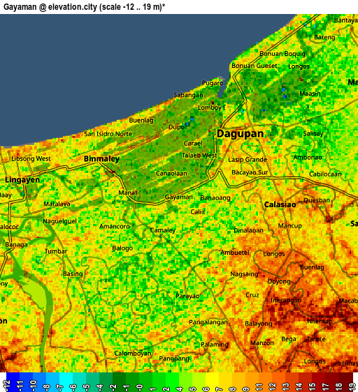 Zoom OUT 2x Gayaman, Philippines elevation map
