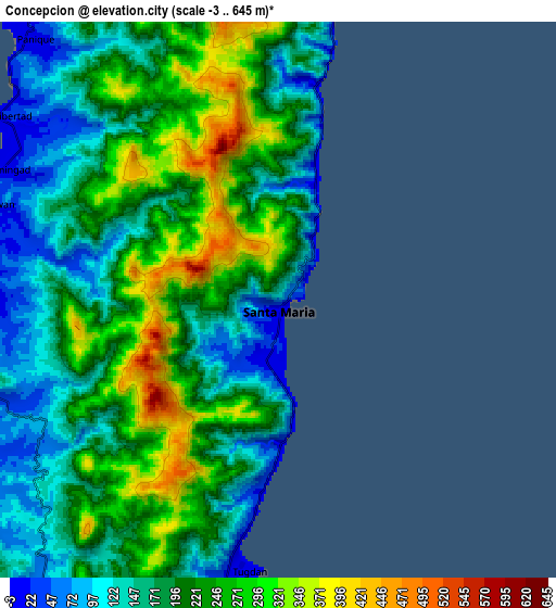 Zoom OUT 2x Concepcion, Philippines elevation map