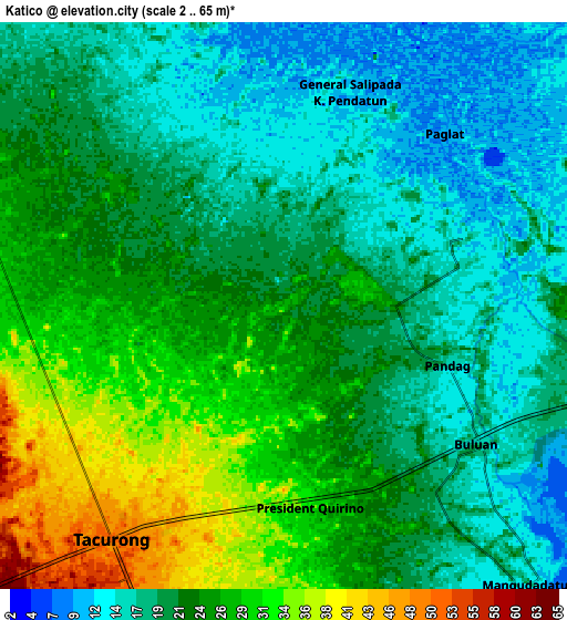 Zoom OUT 2x Katico, Philippines elevation map