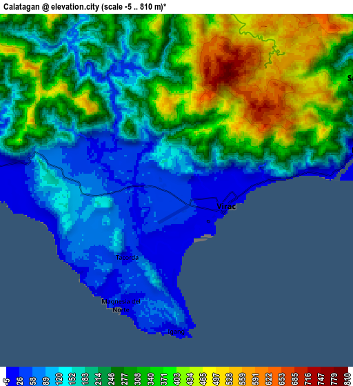 Zoom OUT 2x Calatagan, Philippines elevation map