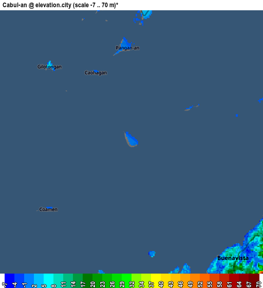 Zoom OUT 2x Cabul-an, Philippines elevation map